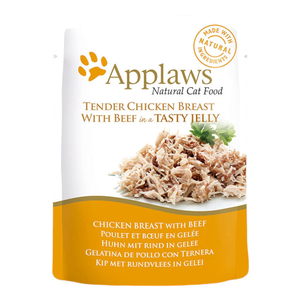 Applaws Cat Chicken With Beef Jelly Pouch Wet Cat Food - PetHubb - 3431075