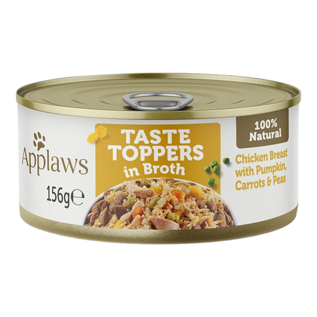 Applaws Topper In Broth Chicken With Veg. Dog Tin Wet Dog Food - PetHubb - TT3032RE - A