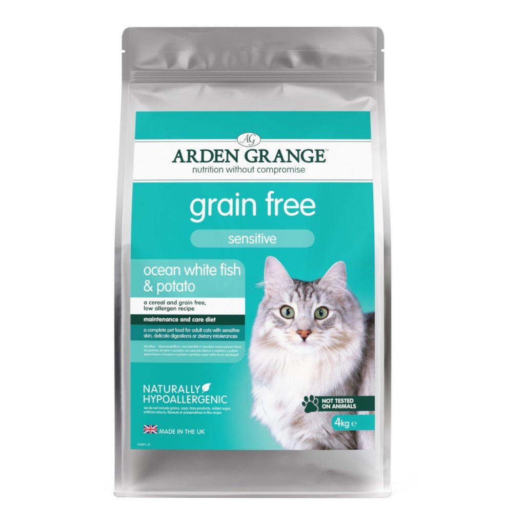 Arden Grange Grain Free Sensitive Adult Ocean White Fish & Potato Dry Cat Food - PetHubb - 101246 - 4