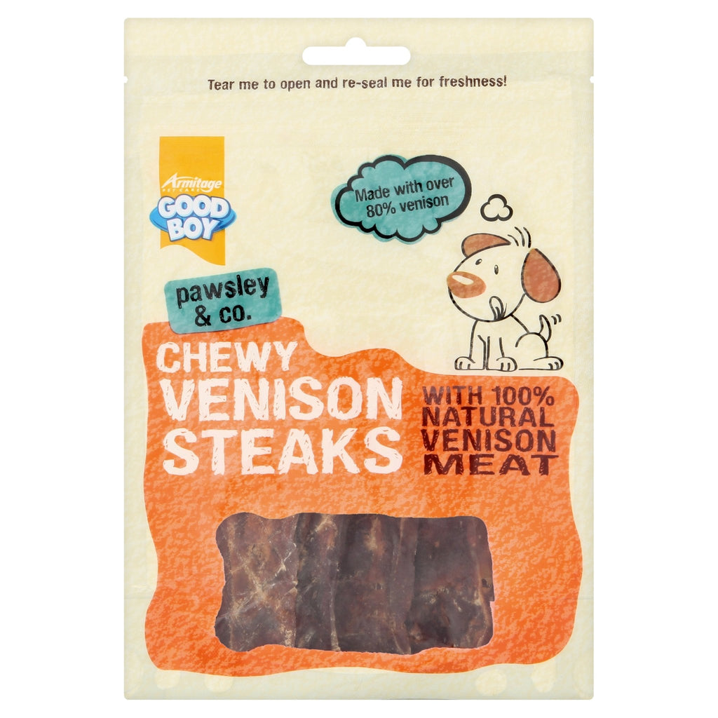 Armitage Good Boy Chewy Venison Steaks Dog Treats - PetHubb - ART620165