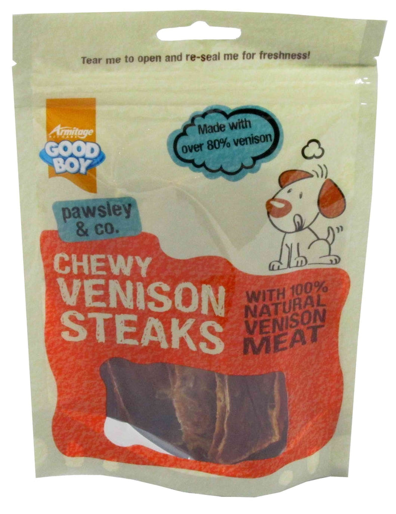 Armitage Good Boy Chewy Venison Steaks Dog Treats - PetHubb - ART620165