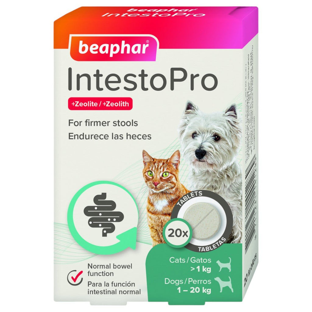 Beaphar IntestoPro Anti Diarrhea Tablet Small Dog & Cat - PetHubb - BE14128