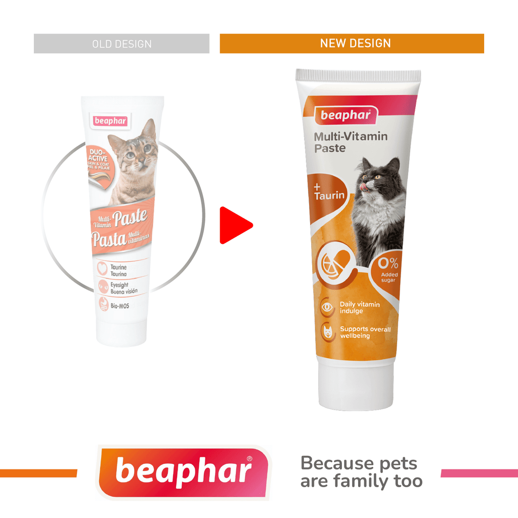 Beaphar Multi Vitamin Paste for Cats - PetHubb - BE17036