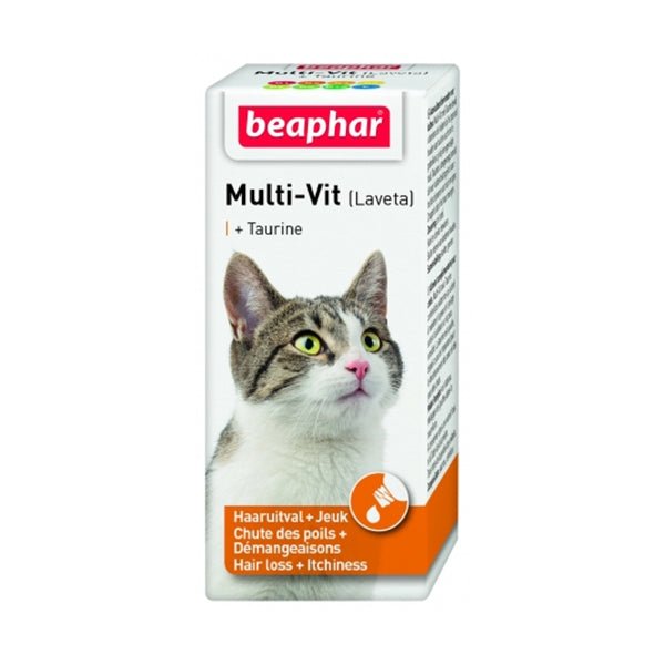 Beaphar Multivitamin Liquid with Taurine for Cats - PetHubb - BE12498