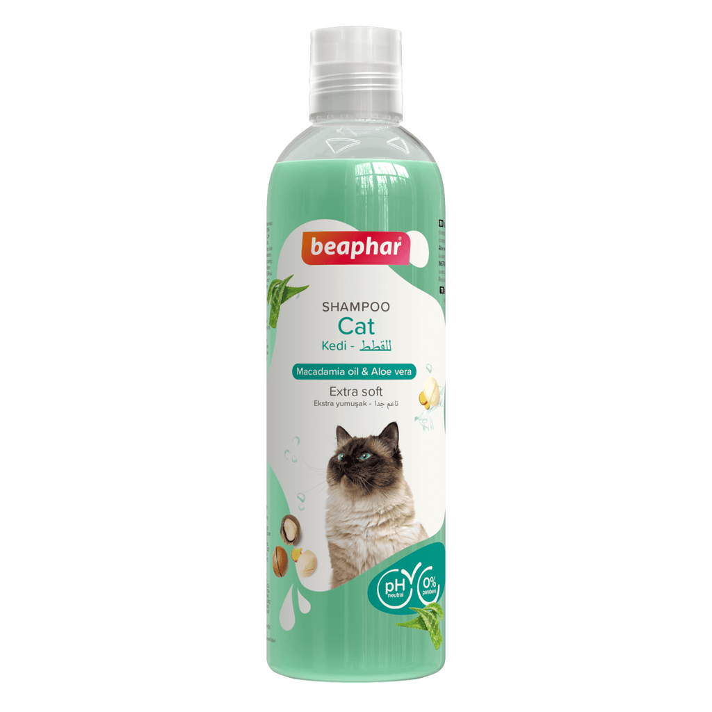 Beaphar Shampoo Macadamia Oil and Aloe Vera for Cats - PetHubb - BE19978