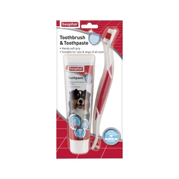 Beaphar Toothbrush & Toothpaste - PetHubb - BE15303