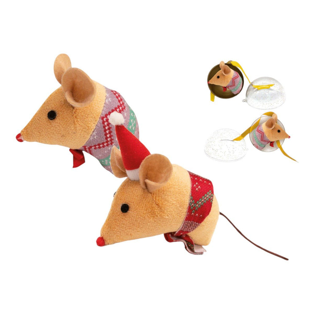 Bobby Christmas Holiday Mouse Cat Toy Holiday - PetHubb - BOC6073139