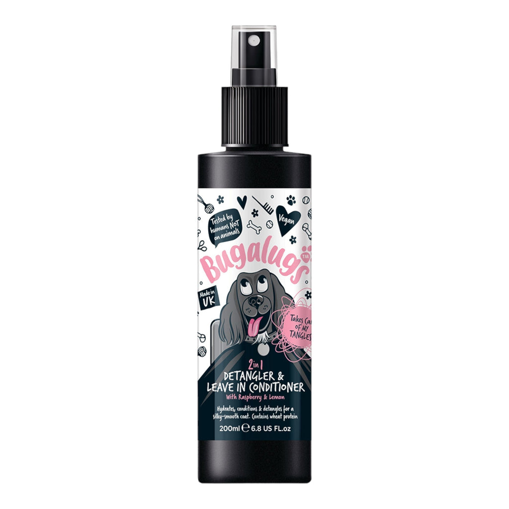 Bugalugs 2 in 1 Raspberry & Lemon Detangler & Leave in Conditioner - PetHubb - 5056176299477