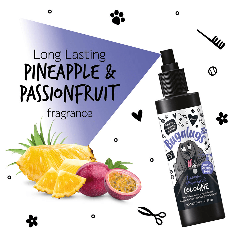 Bugalugs Pineapple & Passionfruit Cologne - PetHubb - 5056176298500