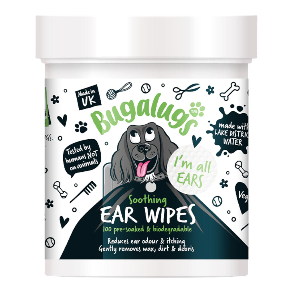 Bugalugs Soothing Ear Wipes 100pcs - PetHubb - 5056176298876