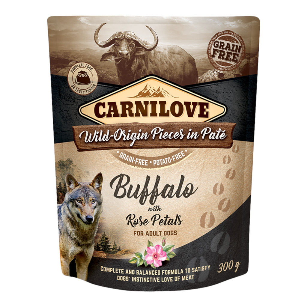 Carnilove Buffalo With Rose Blossom Wet Dog Food - PetHubb - 8595602537808