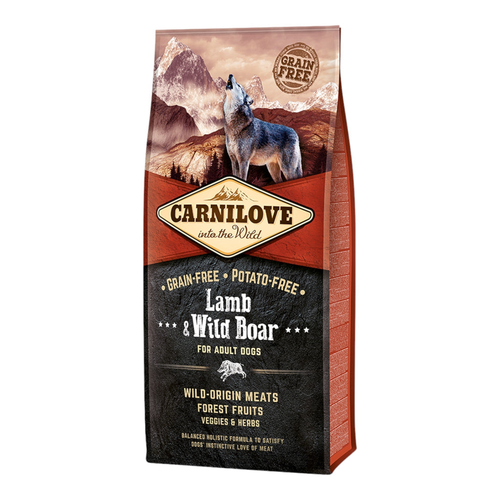 Carnilove Lamb & Wild Boar Adult Dry Dog Food - PetHubb - 8595602508921