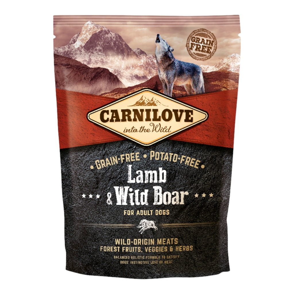 Carnilove Lamb & Wild Boar Adult Dry Dog Food - PetHubb - 8595602508938