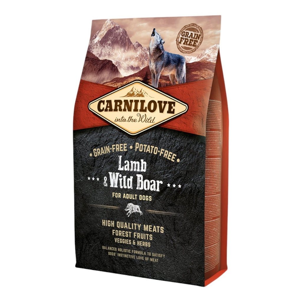 Carnilove Lamb & Wild Boar Adult Dry Dog Food - PetHubb - 8595602553679