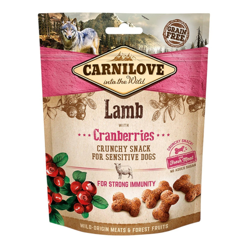 Carnilove Lamb With Cranberries Crunchy Snack For Sensitive Dogs - PetHubb - 8595602527250