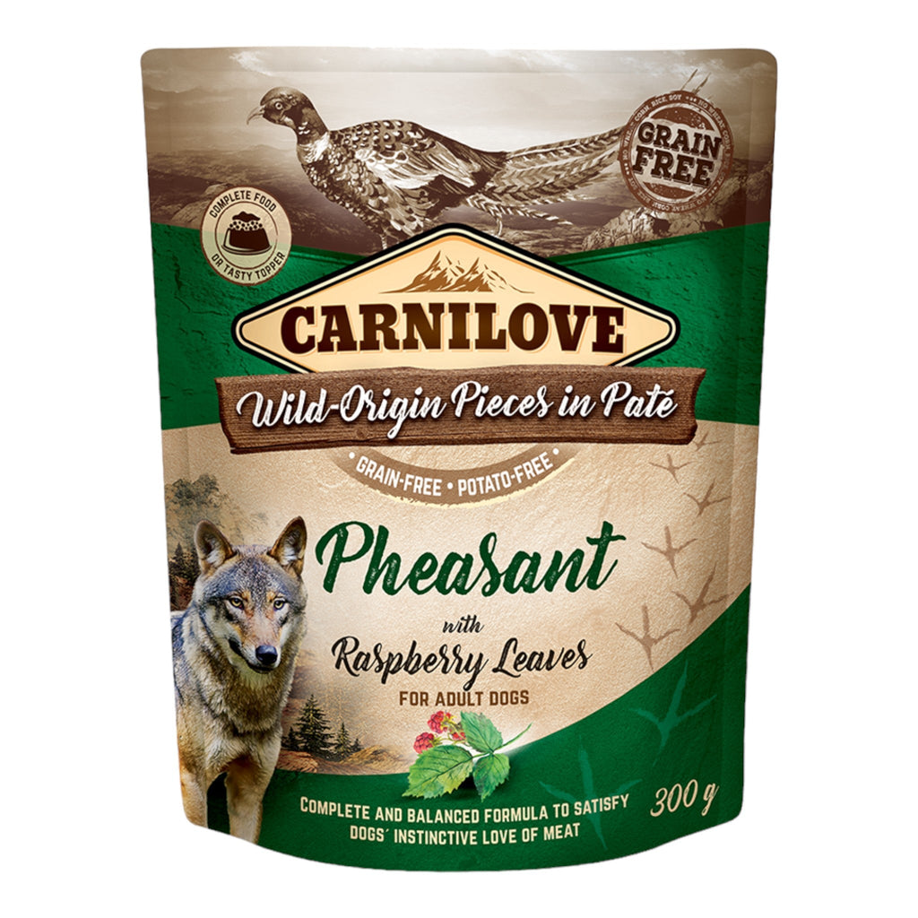 Carnilove Pheasant With Raspberry Leaves Wet Dog Food - PetHubb - 8595602537754