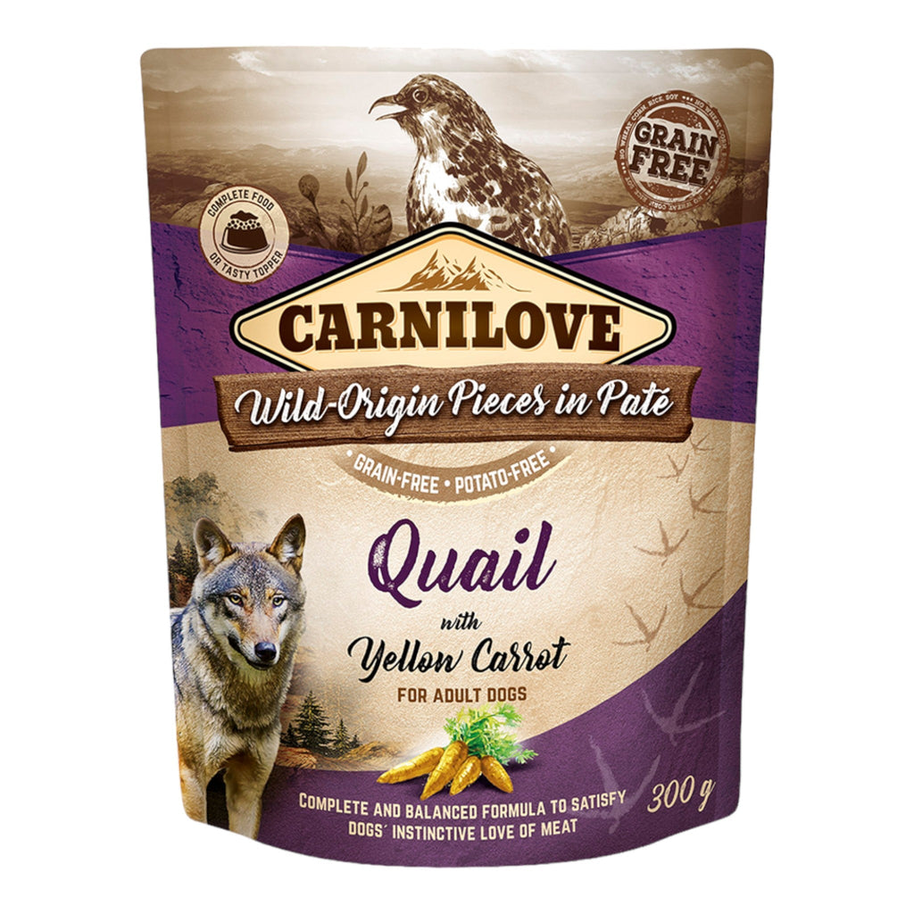 Carnilove Quail With Yellow Carrot Wet Dog Food - PetHubb - 8595602537778