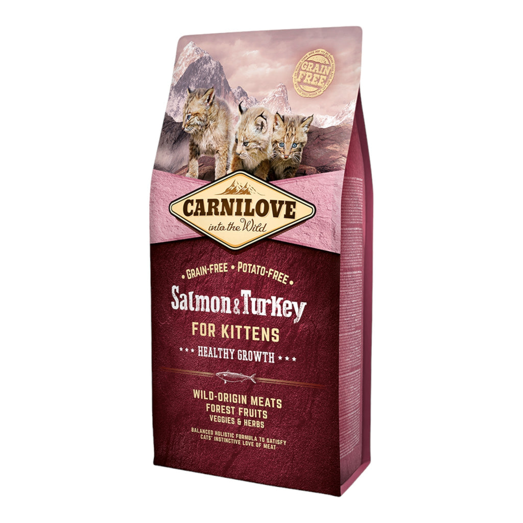 Carnilove Salmon & Turkey Kitten Dry Food - PetHubb - 8595602512218