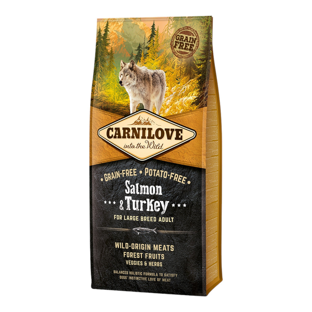 Carnilove Salmon & Turkey Large Breed Adult Dry Dog Food - PetHubb - 8595602508945