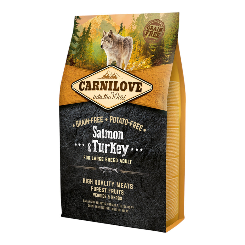 Carnilove Salmon & Turkey Large Breed Adult Dry Dog Food - PetHubb - 8595602553709