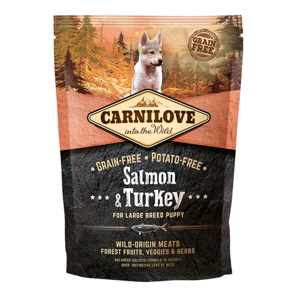 Carnilove Salmon & Turkey Large Breed Puppies Dry Food - PetHubb - 8595602508853