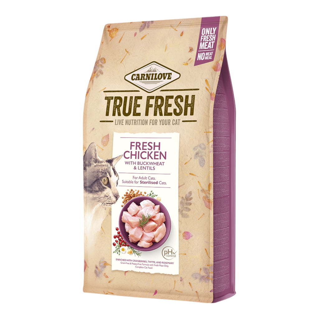 Carnilove True Fresh Chicken Adult Dry Cat Food - PetHubb - 8595602561483