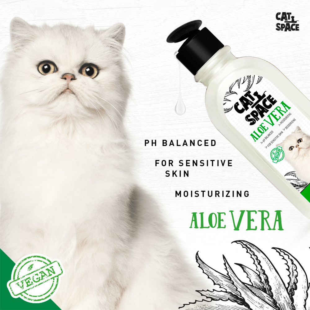 Cat Space Aloe Vera Cat Shampoo - PetHubb - 810023510536