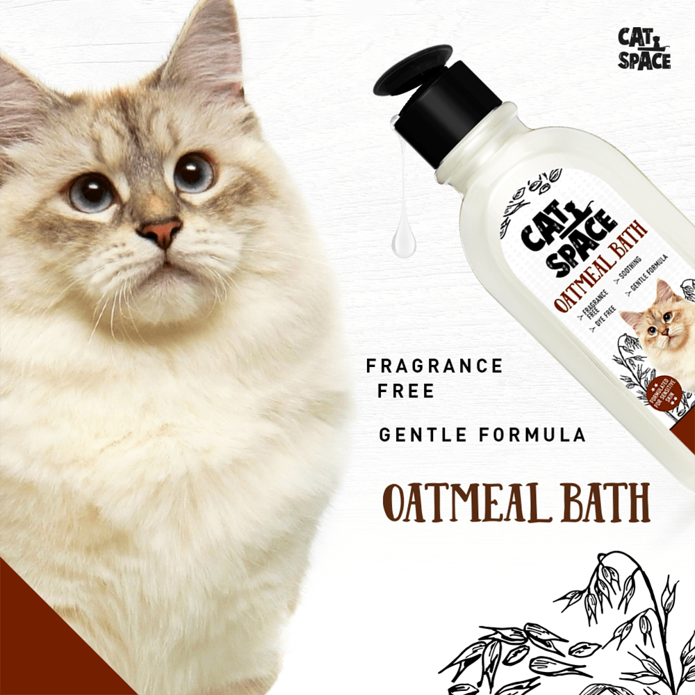 Cat Space Oatmeal Bath Cat Shampoo - PetHubb - 810023510529