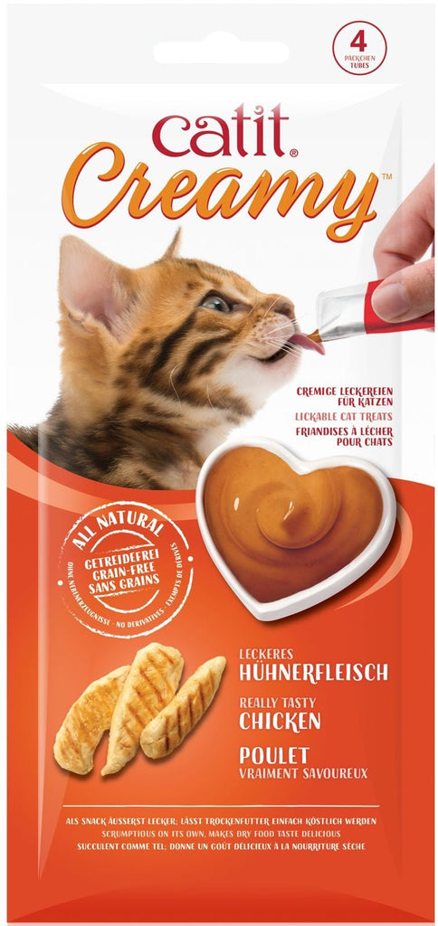 Catit Catit Creamy Lickable Cat Treats - PetHubb - HA44451