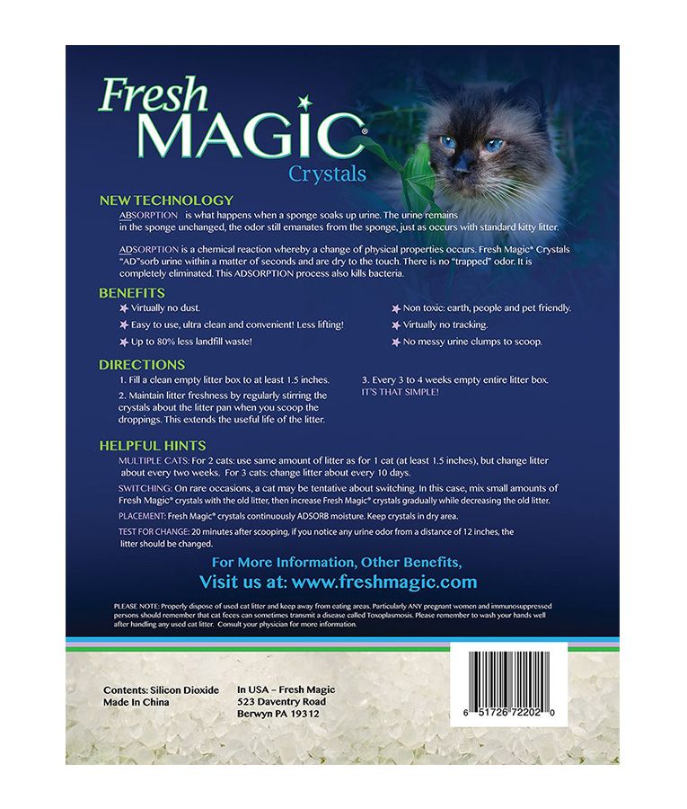 Fresh Magic Crystal Cat Litter - PetHubb - 201102 - 8LB - NA