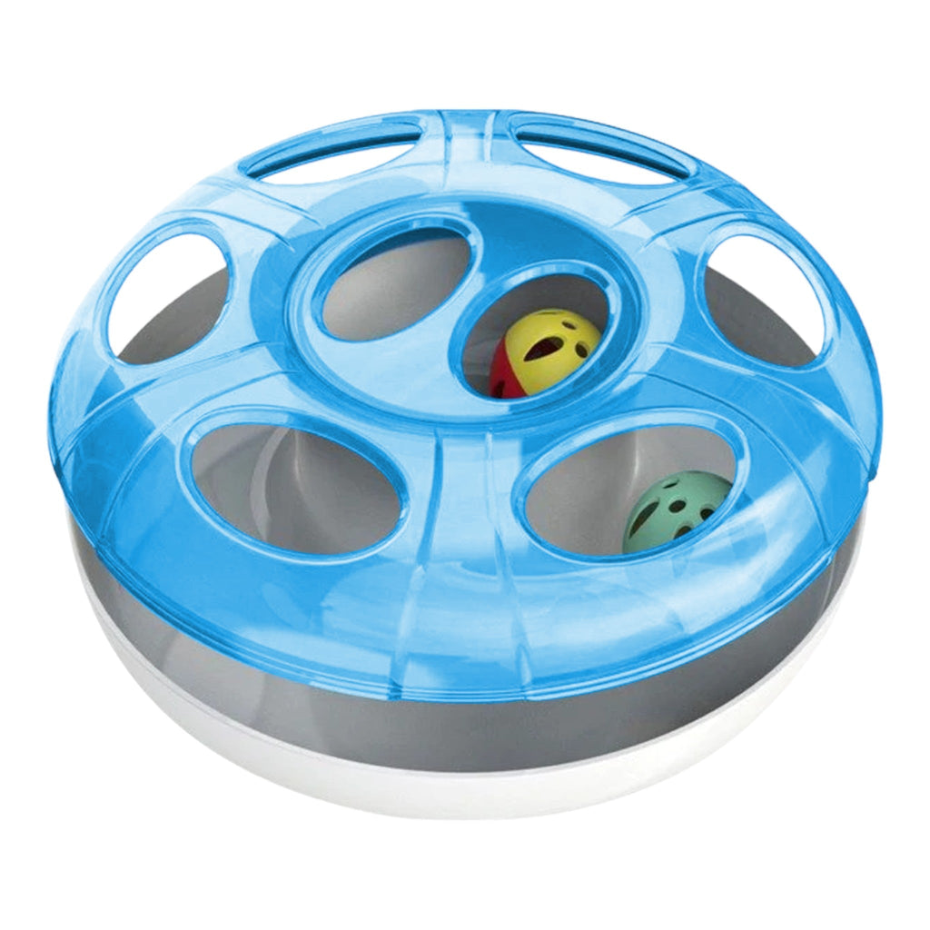 Georplast Ufo Interactive Cat Toy - PetHubb - 8016040106055 - Blue