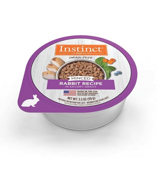 Instinct Minced Cups Real Rabbit Recipe Wet Cat Food - PetHubb - 102793 - 1