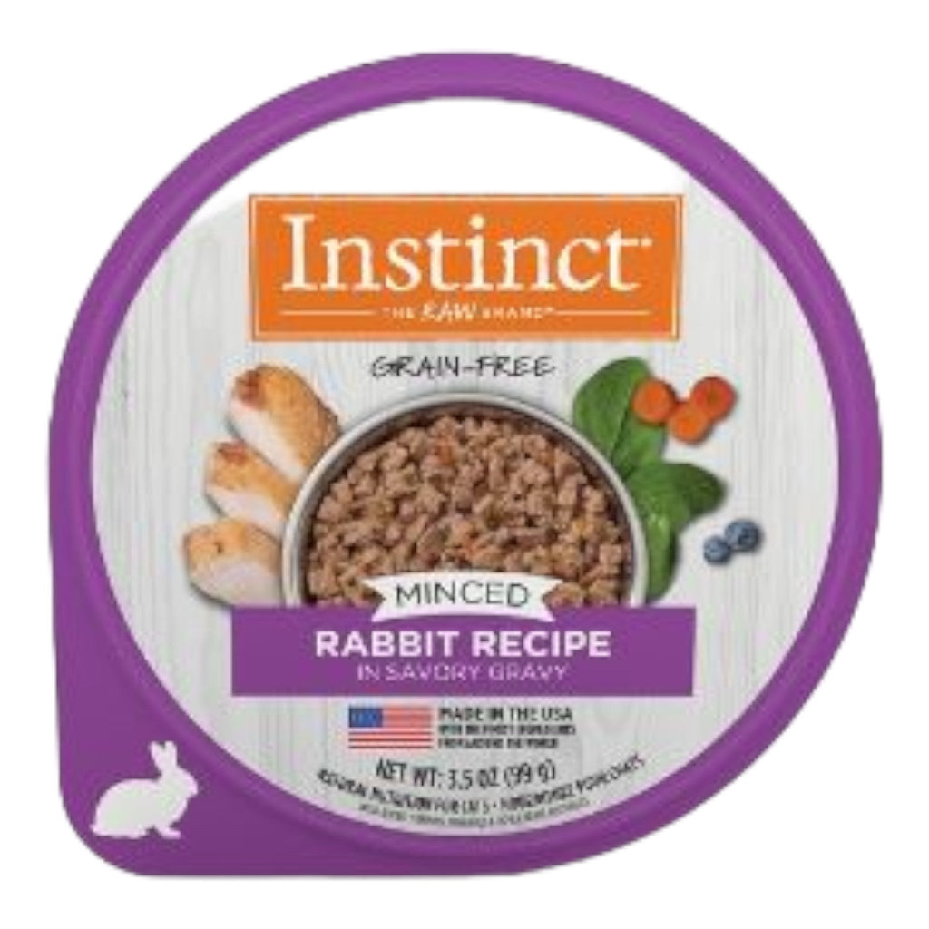 Instinct Minced Cups Real Rabbit Recipe Wet Cat Food - PetHubb - 102793 - 1