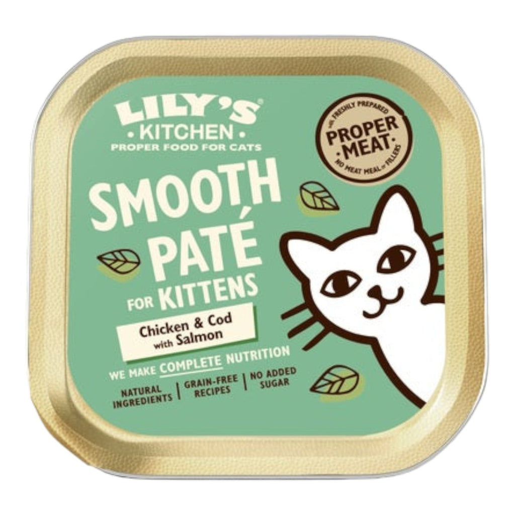 Lily's Kitchen Chicken Cod & Salmon Pate Kitten Wet Food - PetHubb - 102733 - 1