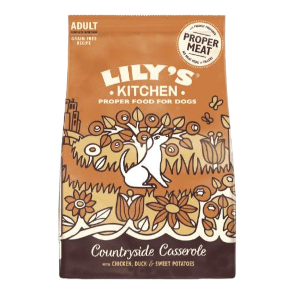 Lily's Kitchen Countryside Casserole With Chicken, Duck & Sweet Potatoes Adult Dry Dog Food - PetHubb - 101153 - 1