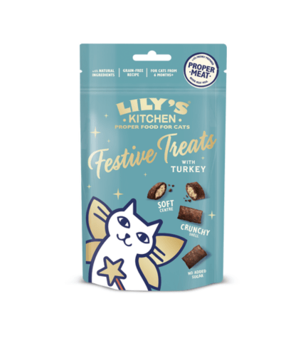 Lily's Kitchen Festive Treats with Turkey for Cats - PetHubb - 106100 - 1