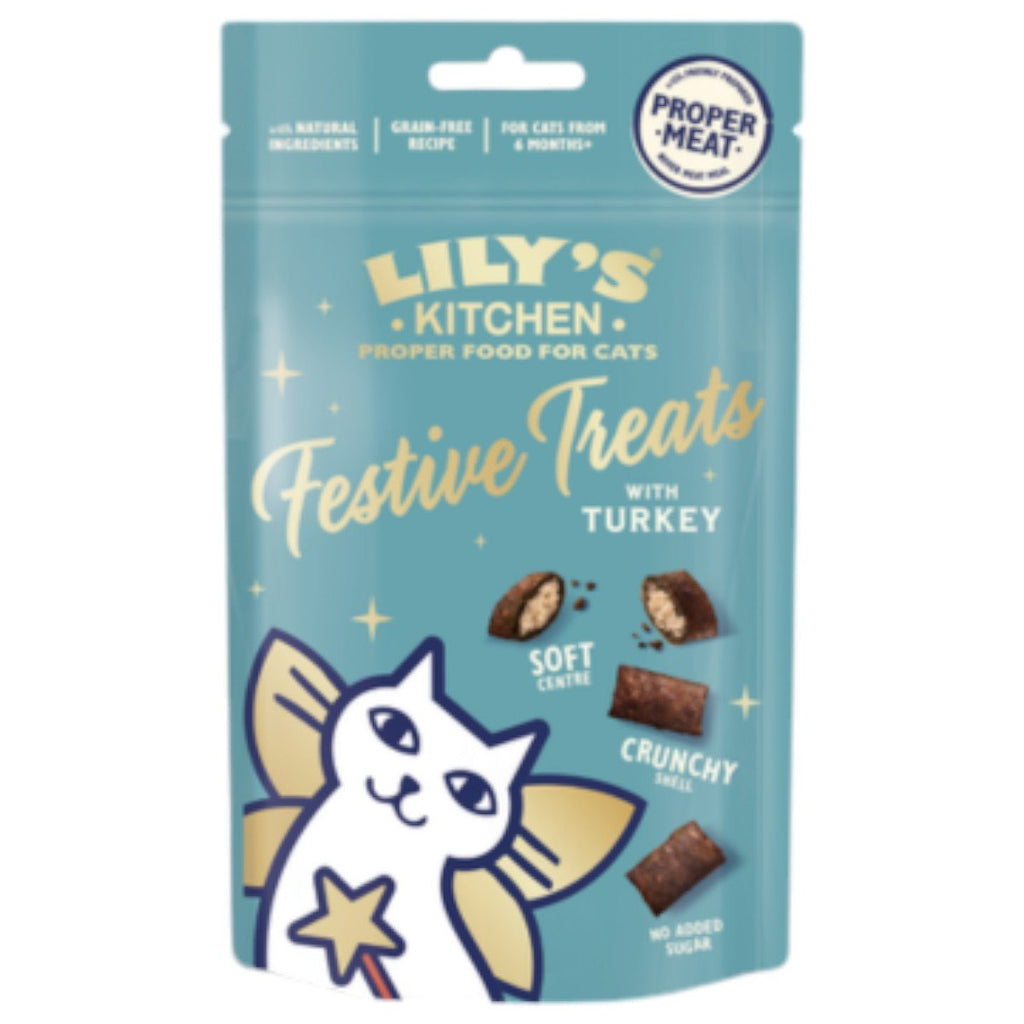 Lily's Kitchen Festive Treats with Turkey for Cats - PetHubb - 106100 - 1