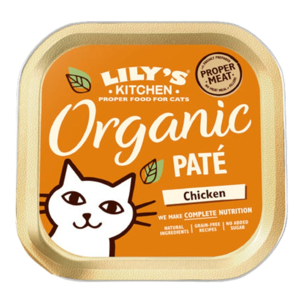 Lily's Kitchen Organic Chicken Pate Wet Cat Food - PetHubb - 101201 - 1