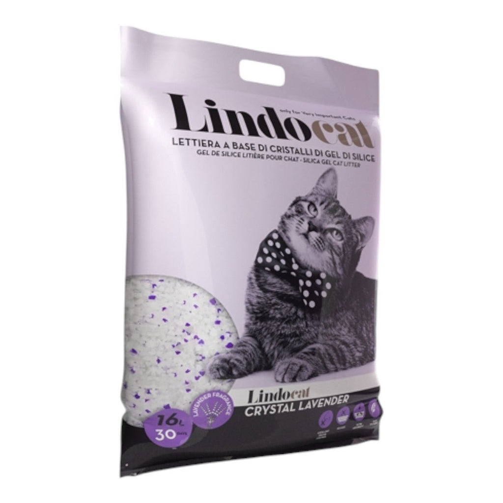 LindoCat Lavender Scent (Silicagel) Crystal Non - Clumping Cat Litter - PetHubb - LITRCLLC - TSN16LSIL