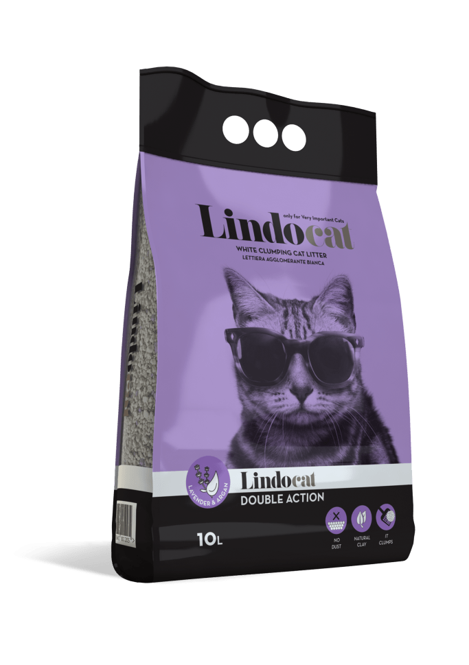 LindoCat White Bentonite Double Action Lavender Scent Cat Litter - PetHubb - LI3RACLC - TS10LCDA