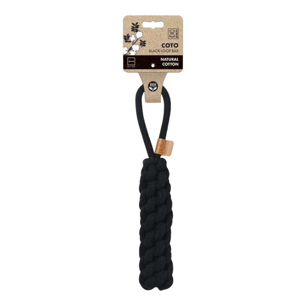 M - Pets Coto Black Loop Bar Eco Friendly Dog Toy - PetHubb - 6953182744719