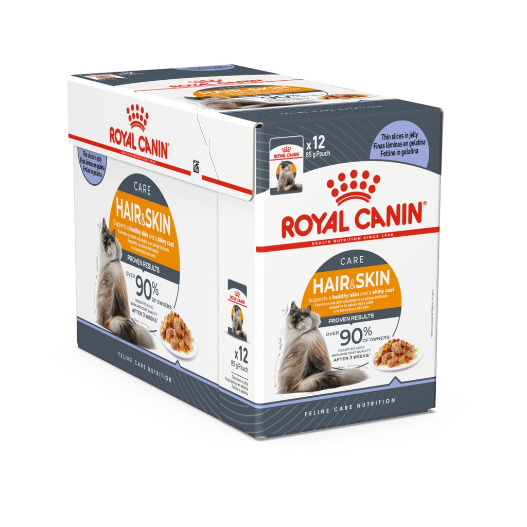 Royal Canin Feline Care Nutrition Hair & Skin Intense Beauty In Jelly Wet Cat Food - PetHubb - RO310540