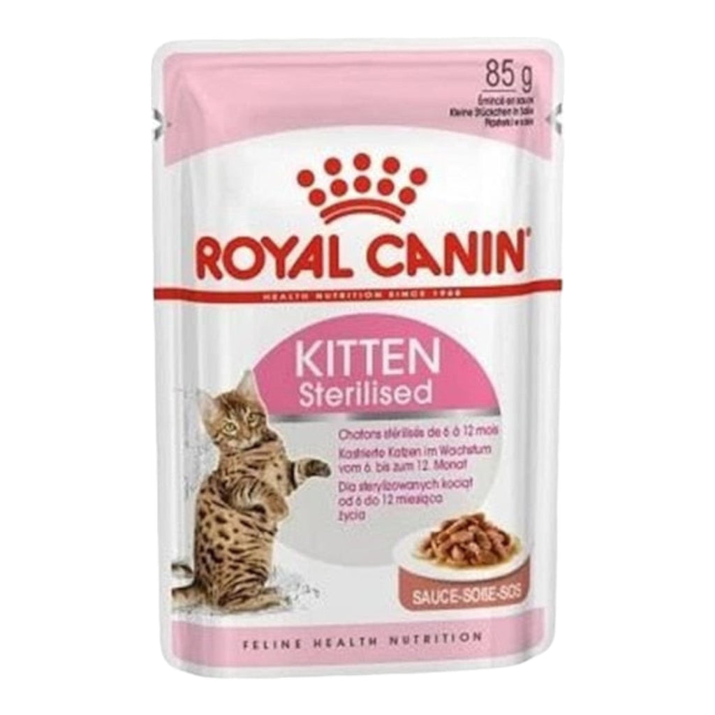 Royal Canin Nutrition Kitten Sterilised in Gravy Wet Cat Food - PetHubb - RO307620