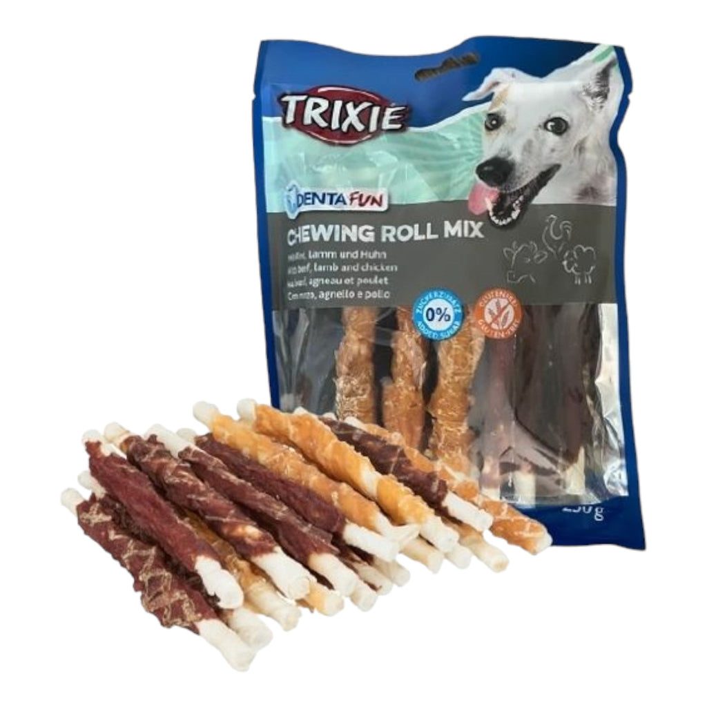 Trixie Denta Fun Chewing Roll Mix Dog Chews Treats - PetHubb - 101007 - 1